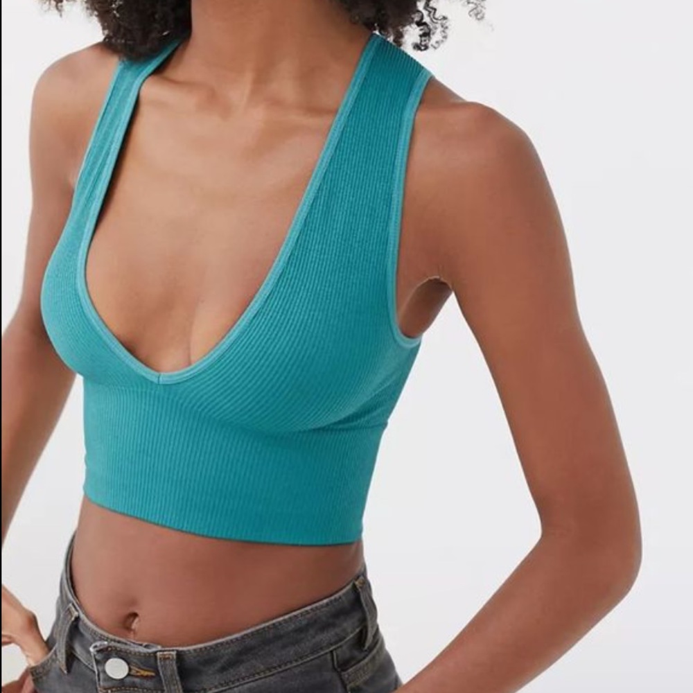 Out From Under Hailey Seamless Plunging Bra Top